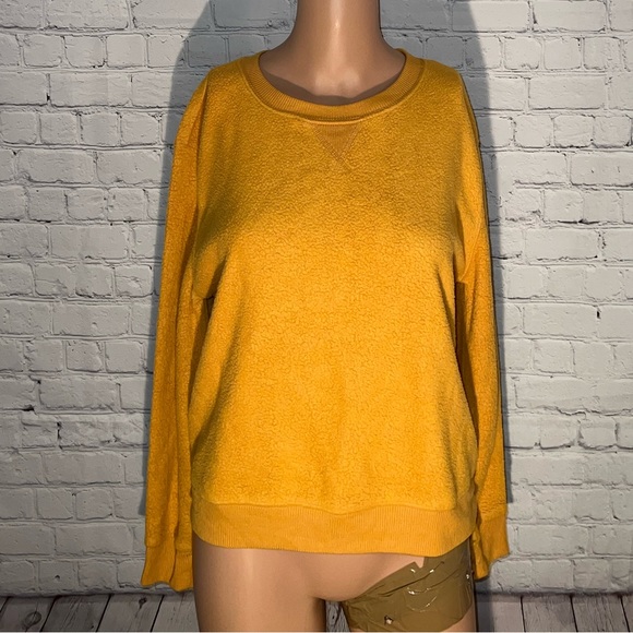 No Boundaries Tops - No Boundaries Dark Yellow Sweatshirt size S